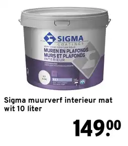 GAMMA Sigma muurverf interieure mat aanbieding