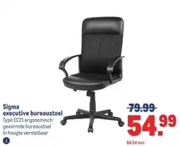 Makro Sigma executive bureaustoel aanbieding