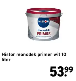 GAMMA Histor monodek primer wit aanbieding