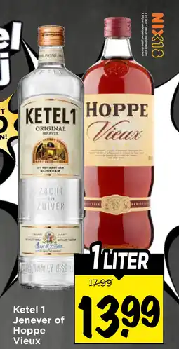 Vomar Voordeelmarkt Ketel 1 Jenever of Hoppe Vieux aanbieding