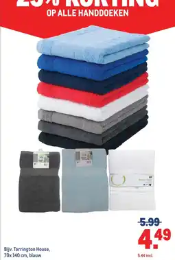 Makro Tarrington House handdoek aanbieding