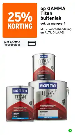 GAMMA GAMMA Titan buitenlak aanbieding