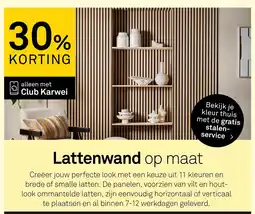 Karwei Club Karwei Lattenenwand op maat aanbieding