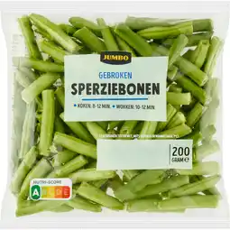 Jumbo Jumbo Gebroken Sperziebonen 200 g aanbieding