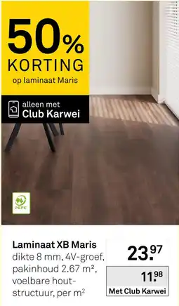 Karwei Laminaat XB Maris aanbieding