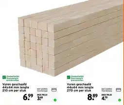 GAMMA Vuren geschaafd aanbieding