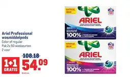 Makro Ariel Professional wasmiddelpods aanbieding