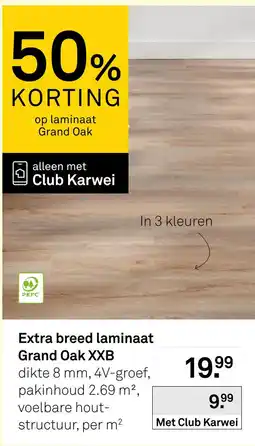 Karwei Grand Oak XXB aanbieding
