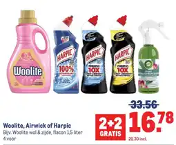 Makro Woolite, Airwick of Harpic aanbieding