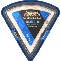 Jumbo Castello Danablu Full Flavoured Salty and Sharp Kaas 125 g aanbieding