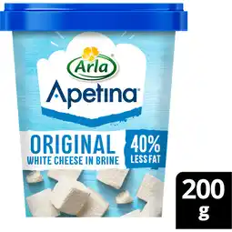 Jumbo Arla Apetina witte kaasblokjes in brine light aanbieding