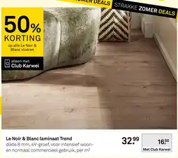 Karwei Le Noir & Blanc laminaat Trend aanbieding