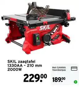 GAMMA SKIL zaagtafel 1330AA aanbieding