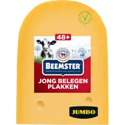 Jumbo Beemster Kaas Jong Belegen 48+ Plakken ca. 220 g aanbieding