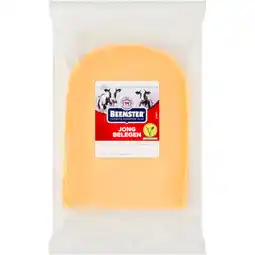 Jumbo Beemster Kaas Jong Belegen 48+ Plakken ca. 220 g aanbieding