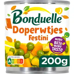 Jumbo Bonduelle Doperwten Festini 200 g aanbieding