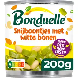 Jumbo Bonduelle Snijboontjes met witte bonen 200 g aanbieding