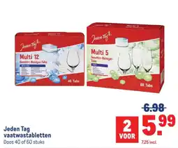 Makro Jeden Tag vaatwastabletten aanbieding
