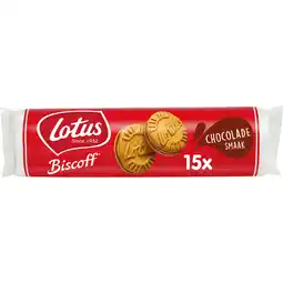 Jumbo Lotus Biscoff speculoos koek sandwich chocolade 150 g aanbieding