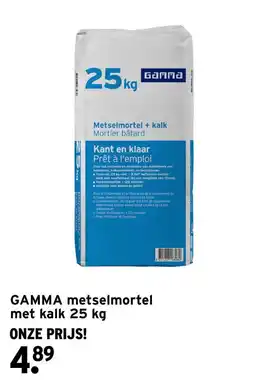 GAMMA GAMMA metselmortel met kalk aanbieding