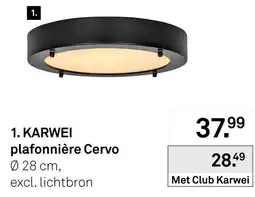 Karwei Karwei plafonnière cervo aanbieding