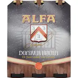 Jumbo Alfa Donker Bruin Flessen 6 x 30 cl aanbieding