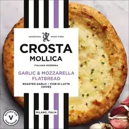 Jumbo Crosta Mollica Flatbread Knoflook & Mozzarella 229g aanbieding