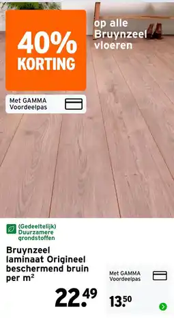 GAMMA Bruynzeel laminaat Origineel beschermend bruin aanbieding