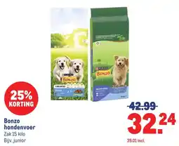 Makro Bonzo hondenvoer aanbieding
