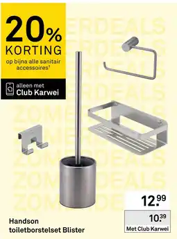 Karwei Handson toiletborstelset Blister aanbieding