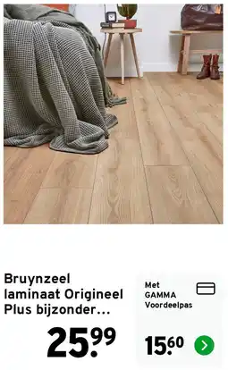GAMMA Bruynzeel laminaat Origineel Plus aanbieding