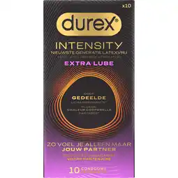 Jumbo Durex Condooms Intensity Extra Glijmiddel 10 Stuks aanbieding