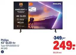 Makro Philips 43" QLED-tv aanbieding