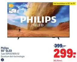 Makro Philips 50" QLED aanbieding