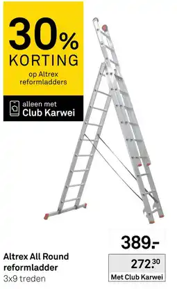 Karwei Altrex All Round reformladder aanbieding
