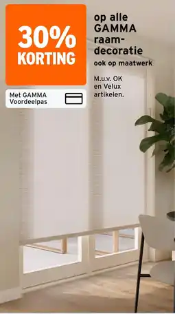 GAMMA Gamma raamdecoratie aanbieding