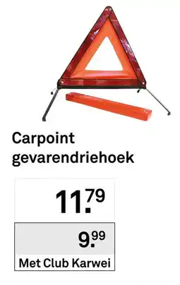 Karwei Carpoint gevarendriehoek aanbieding