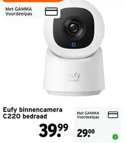 GAMMA Eufy binnencamera C220 aanbieding