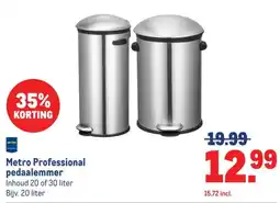 Makro Metro Professional pedaalemmer aanbieding