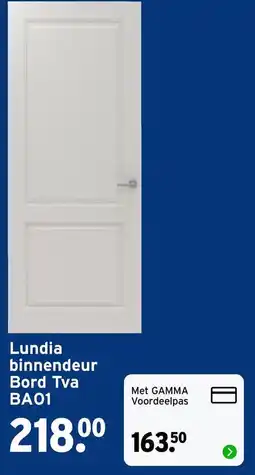 GAMMA Lundia binnendeur Bord Tva BAO1 aanbieding