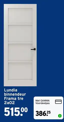 GAMMA Lundia binnendeur Framatre 2a02 aanbieding