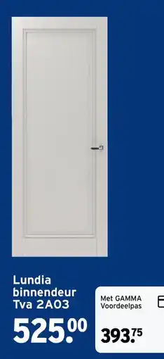 GAMMA Lundia binnendeur Tva 2A03 aanbieding