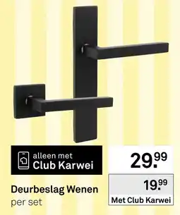Karwei Deurbeslag Wenenen aanbieding