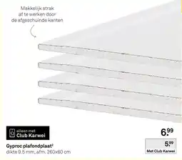 Karwei Gyproc plafondplaat² aanbieding