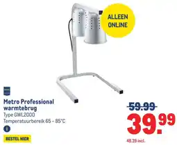 Makro Metro Professional warmtebrug aanbieding