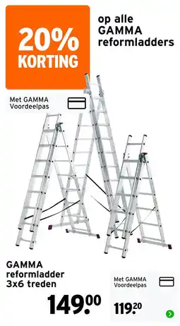 GAMMA gamma reformladder aanbieding