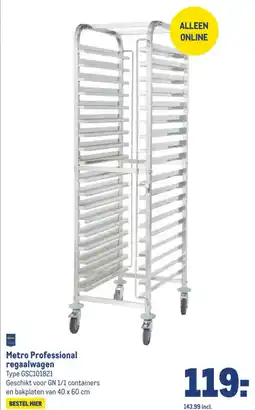 Makro Metro Professional regaalwagen aanbieding