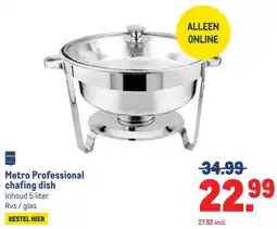 Makro Metro Professional chafing dish aanbieding