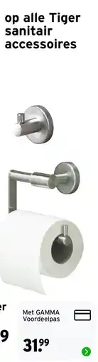 GAMMA Op alle tiger sanitair accessoires aanbieding