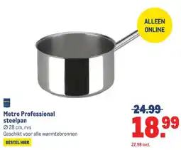 Makro Metro Professional steelpan aanbieding